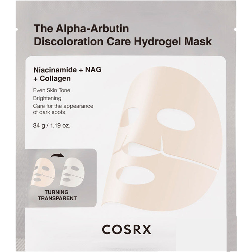Die Alpha-Arbutin Verfärbungspflege Hydrogel-Maske 34 g