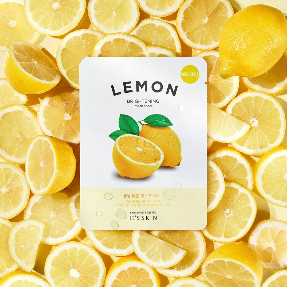 IT'S SKIN Die Frische - Gesichtsmaske mit Zitronenextrakt und Vitamin C für strahlende und gleichmäßige Haut - 18g