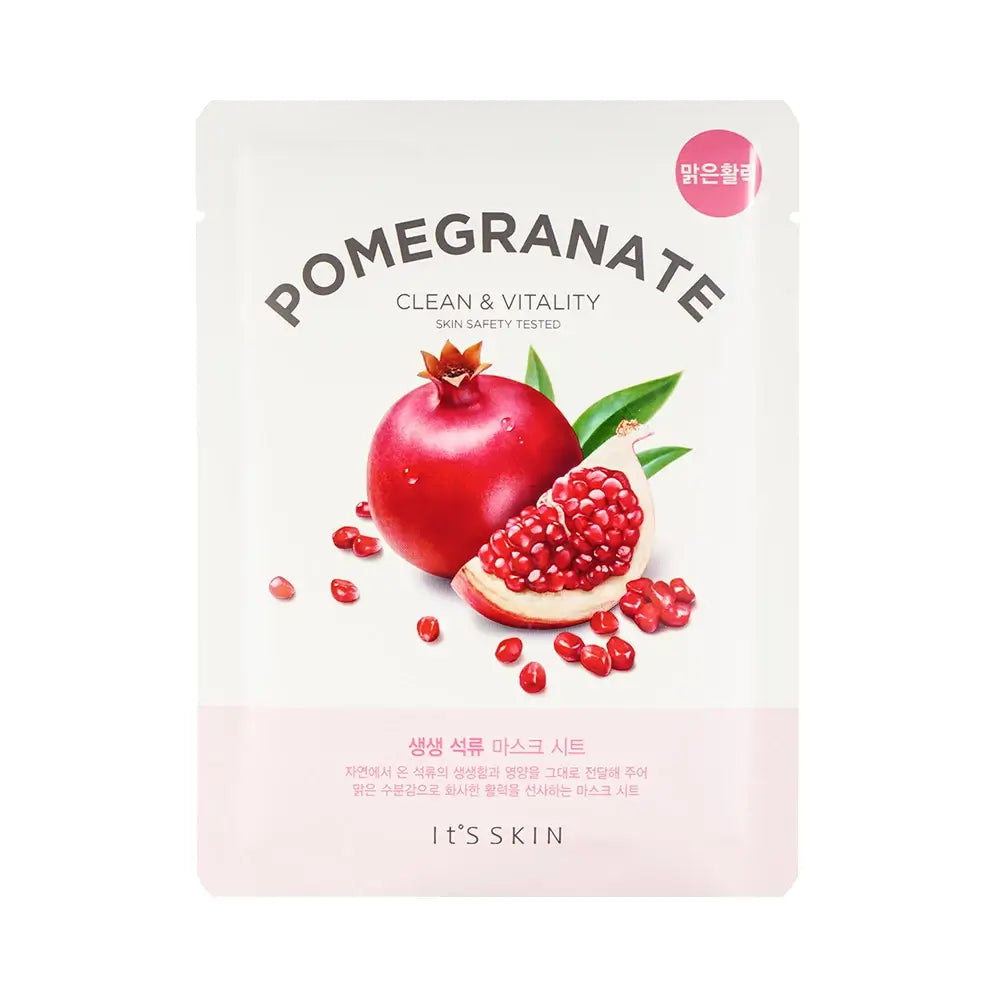 IT'S SKIN Die frische Granatapfel - Gesichtsmaske mit Granatapfelextrakt und Kollagen, für eine tiefenreine und hydratisierte Haut - 20g