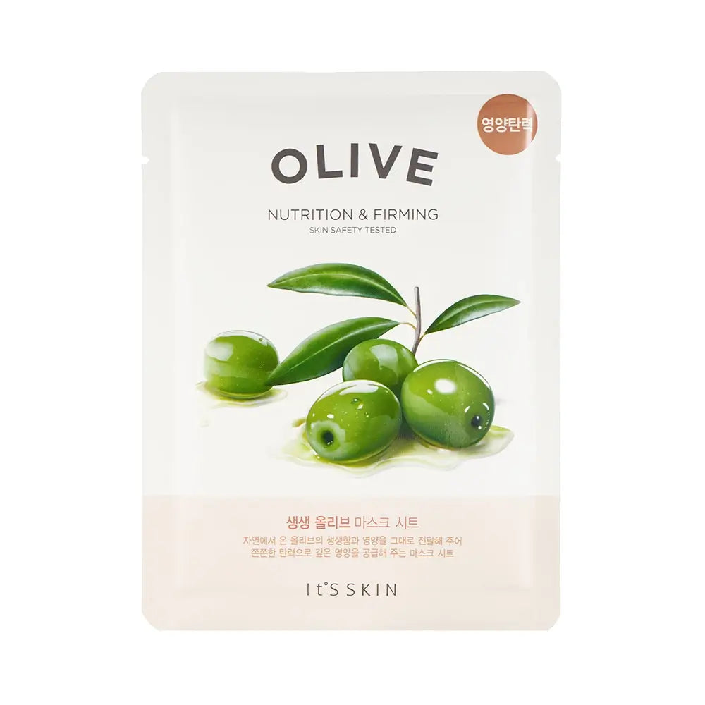 IT'S SKIN Die frische Olive - Gesichtsmaske mit Olivenextrakt und Olivenöl zur Feuchtigkeitsversorgung und Aufrechterhaltung des hydrolipidischen Gleichgewichts - 18 g