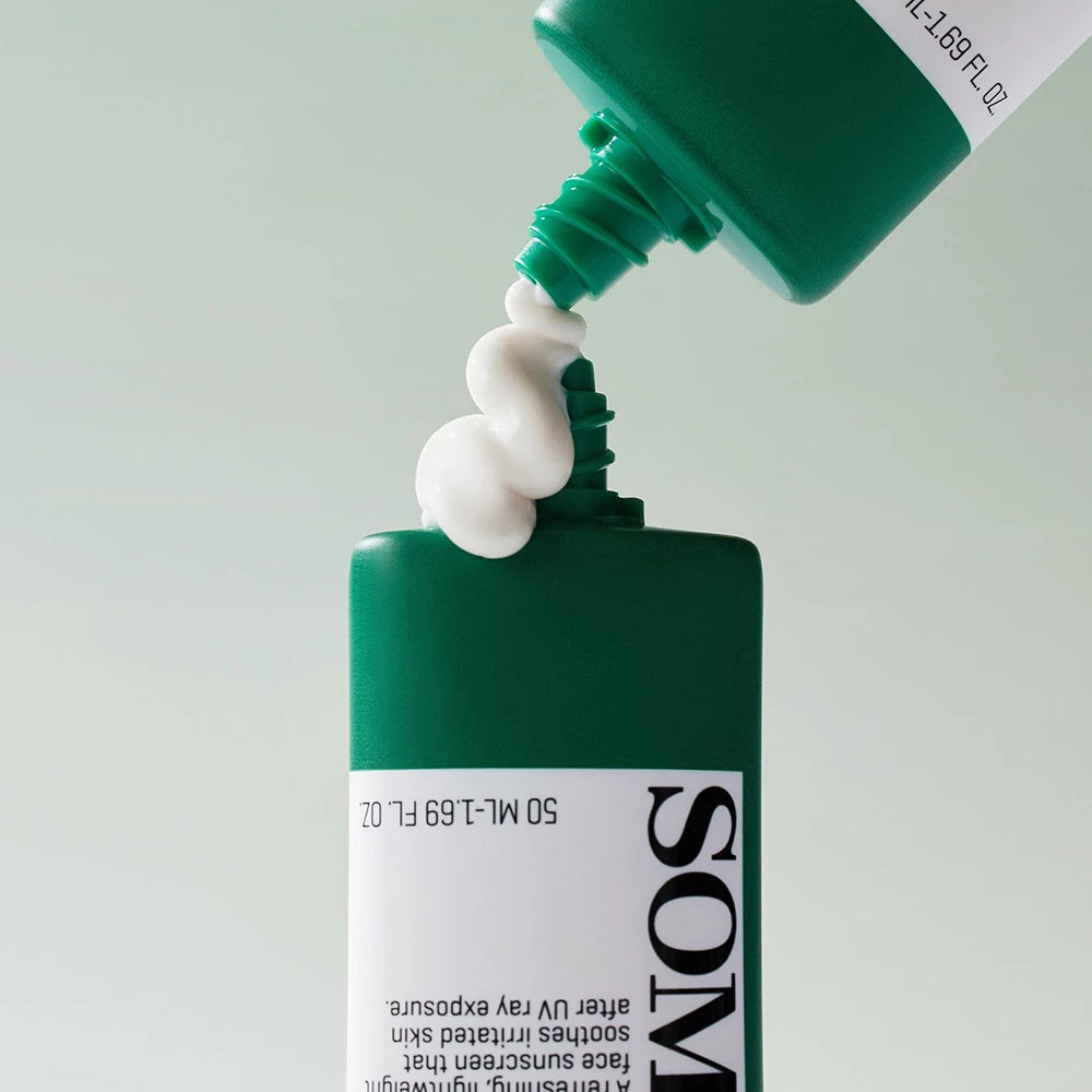 SOME BY MI Truecica Aqua Calming Suncream LSF 50+ PA++++ - Gesichtscreme mit Breitband-UV-Filtern LSF 50+ PA++++ und 2% Niacinamid zum Schutz vor UVA- und UVB-Strahlen und zur Aufrechterhaltung eines gleichmäßigen Hautbildes - 50 ml