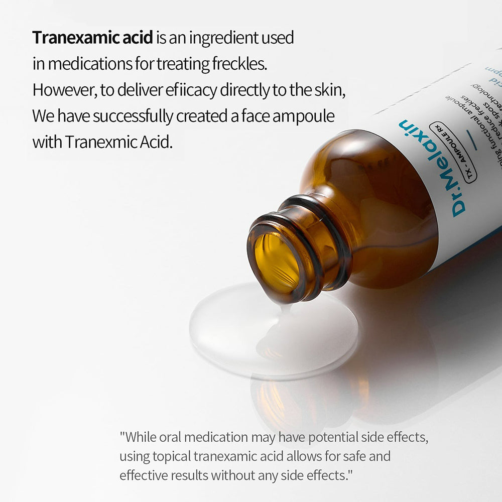 Dr. Melaxin TX Ampulle - Gesichtsserum mit Tranexamsäure und Niacinamid zur Reduzierung von Hyperpigmentierung und für einen gleichmäßigen Hautton - 30 ml