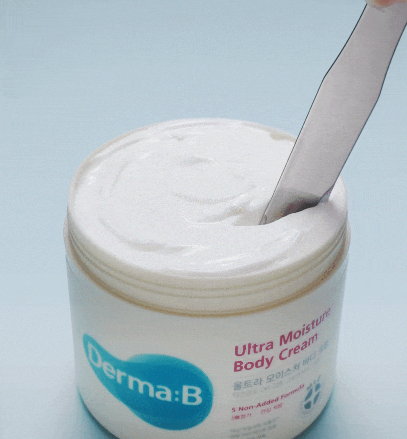 DERMA:B Ultra Moisture Körpercreme - Intensive 48H Feuchtigkeit & Schnelle Absorption, 430 ml