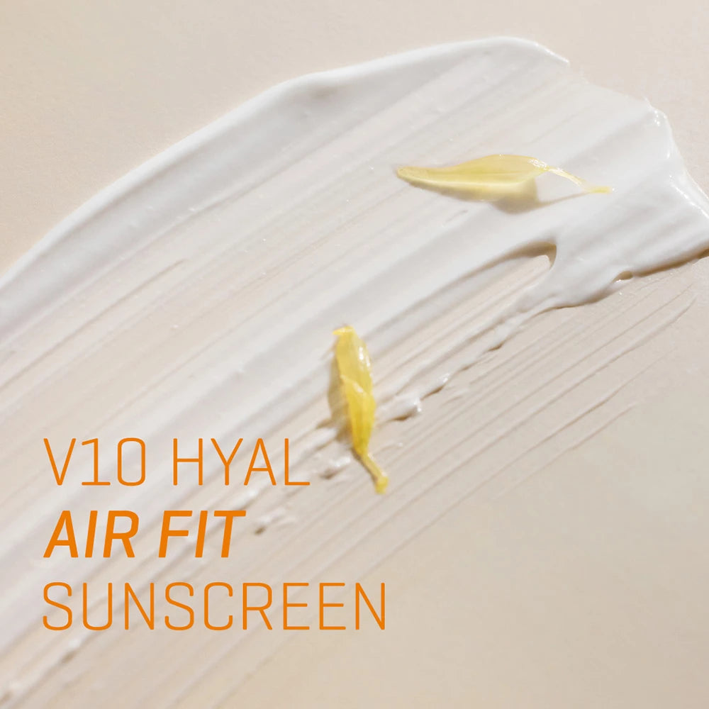 SOME BY MI V10 Hyal Airfit Sonnencreme SPF50 - Gesichtscreme mit Niacinamid und Hyaluronkomplex, schützt die Haut vor UVA- und UVB-Strahlen und erhält die Feuchtigkeit – 50 ml