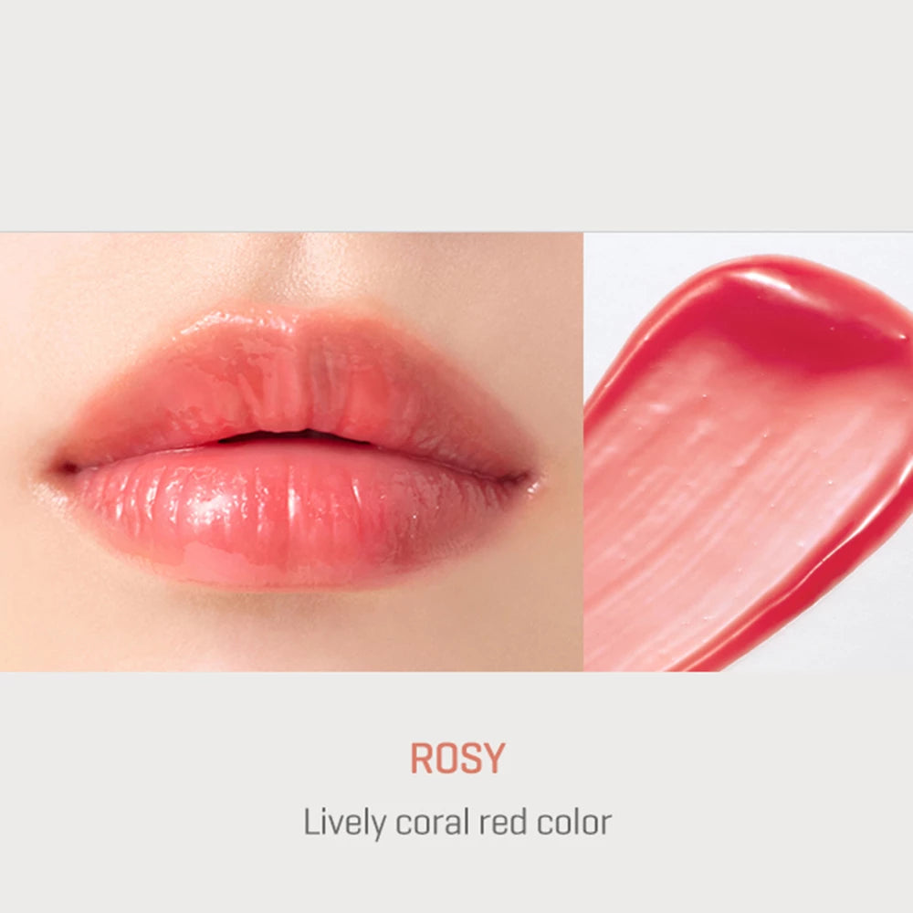 SOME BY MI V10 Hyal Lip Protector Rosy SPF15 - Lippenbalsam mit Sheabutter und Hyaluronsäure, 7 ml - Rosy