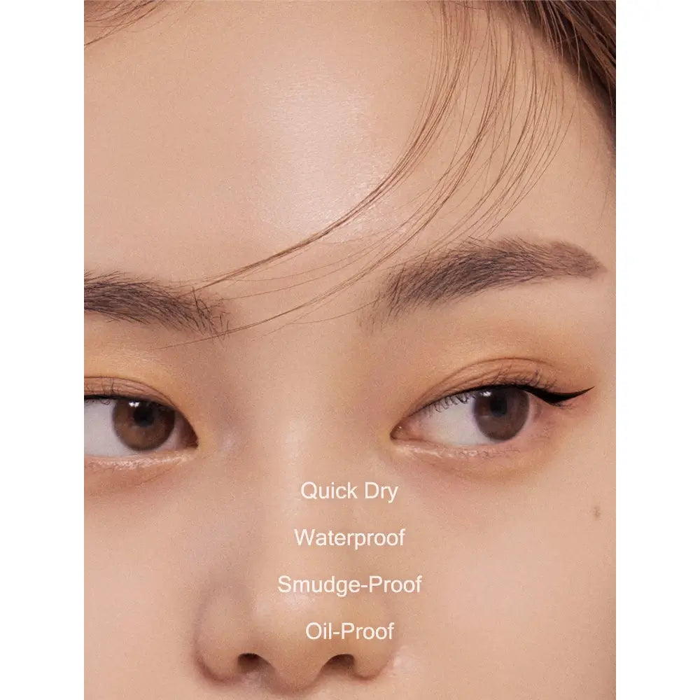 MIZON Vegan Eyeliner - Augen-Eyeliner mit intensen schwarzen Pigmenten und schnell trocknender Formel für definierte Augen und ein seidiges Finish - 0,5g