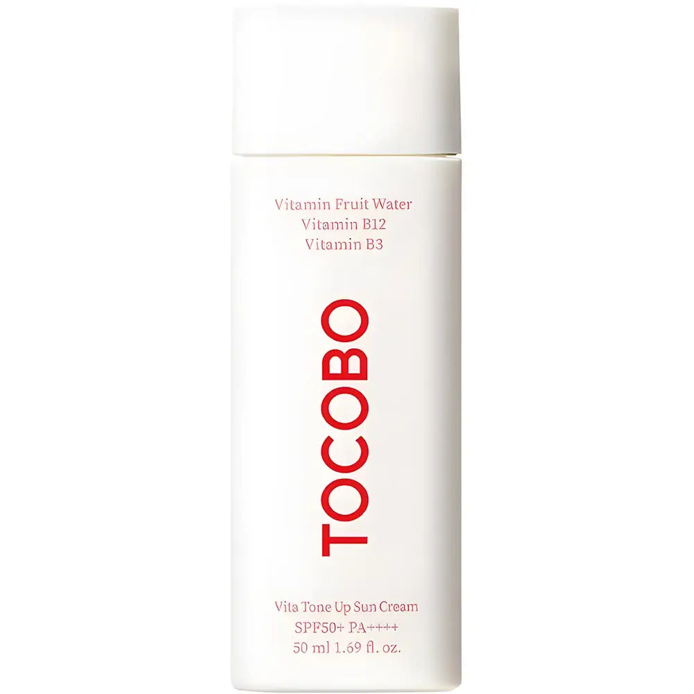 TOCOBO Vita Tone Up SPF 50+ - Gesichtscreme mit Sanddorn-Fruchtwasser und Niacinamid für einen strahlenden Teint - 50 ml