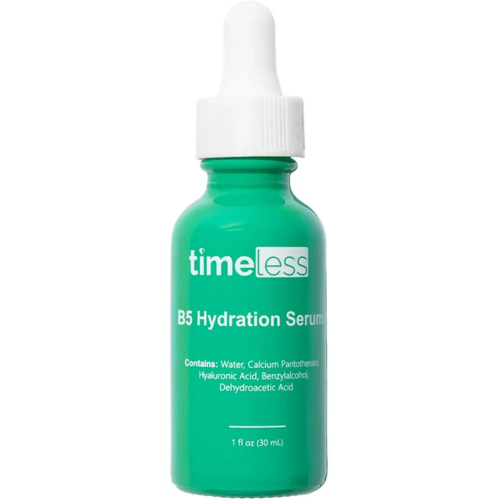 TIMELESS SKIN CARE Reines Feuchtigkeitsserum B5 - Intensive Feuchtigkeitsversorgung und Beruhigung für empfindliche Haut, 30 ml