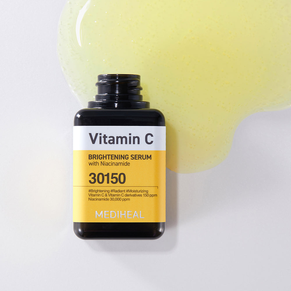 MEDIHEAL Vitamin C Brightening Serum - ser de fata formulat cu vitamina C si niacinamida, care contribuie la iluminarea si uniformizarea tenului si la metinerea aspectului suplu al pielii - 40 ml