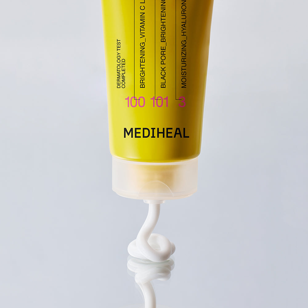 MEDIHEAL Vitamin C Cleanser Pore Toning - spuma de curatare - 120 ml
