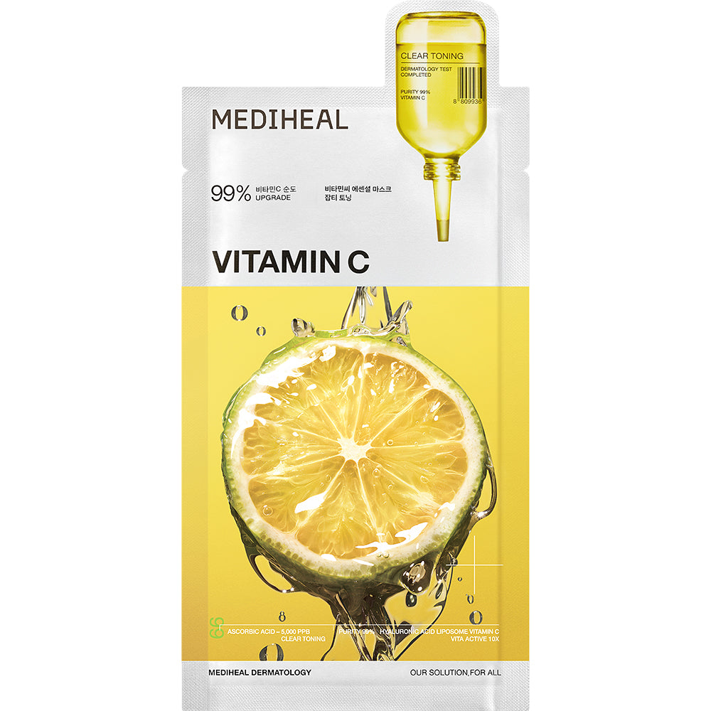 MEDIHEAL Vitamin C Essential Sheet Mask Clear Toning