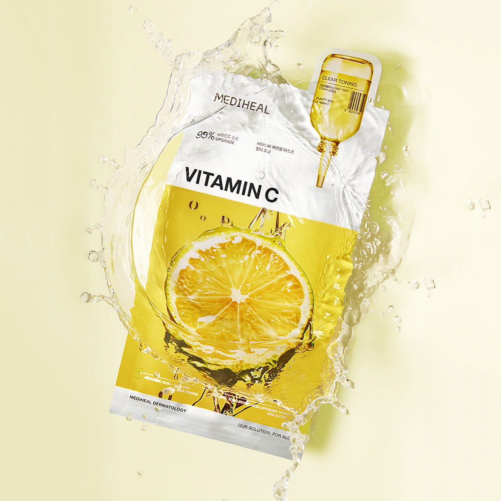 MEDIHEAL Vitamin C Essential Sheet Mask Clear Toning