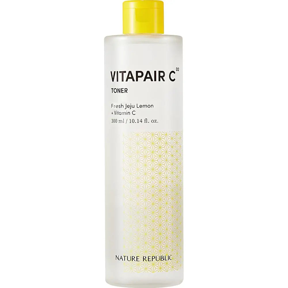 NATURE REPUBLIC Vitapair C Toner - toner de fata formulat cu vitamina C si niacinamida, care contribuie la iluminarea tenului si la rafinarea texturii pielii - 300 ml