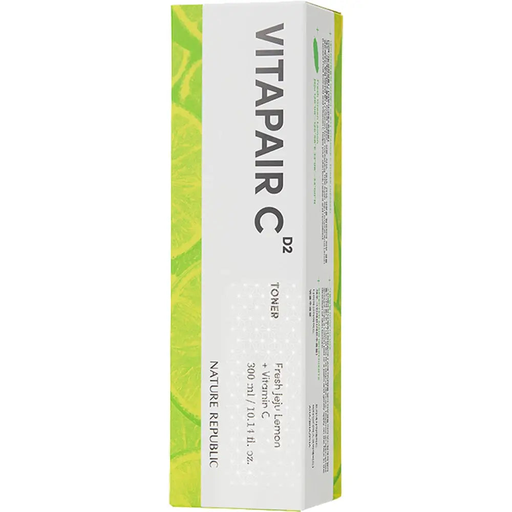 NATURE REPUBLIC Vitapair C Toner - toner de fata formulat cu vitamina C si niacinamida, care contribuie la iluminarea tenului si la rafinarea texturii pielii - 300 ml