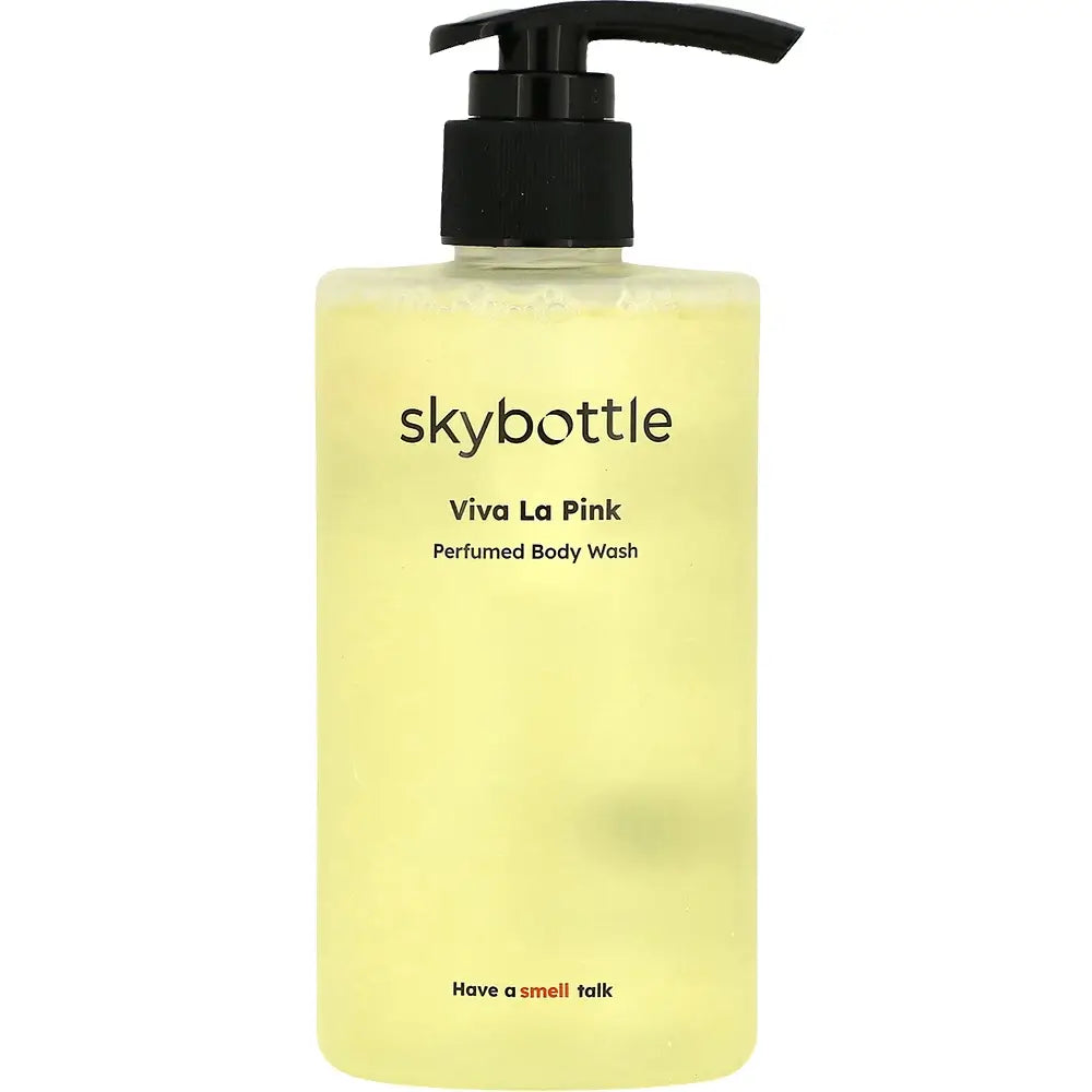 SKYBOTTLE Viva la Pink Duschgel mit Grapefruit und Amber - Sanfte Reinigung und revitalisierender Glanz, 300 ml