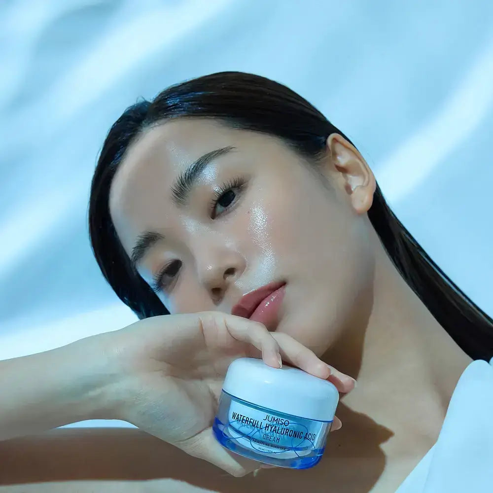 JUMISO Waterfull Hyaluronic Acid Cream - Feuchtigkeitscreme mit Hyaluronsäure und Bifida Ferment für die Hautpflege - 50 ml
