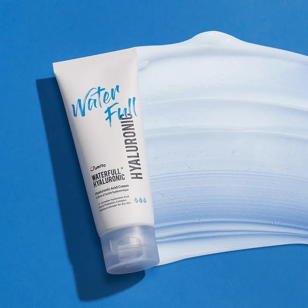 JUMISO Waterfull Hyaluronsäurecreme - Gesichtscreme mit Hyaluronsäure und Bifida Ferment Lysat zur Hautfeuchtigkeit und -komfort - 100 ml