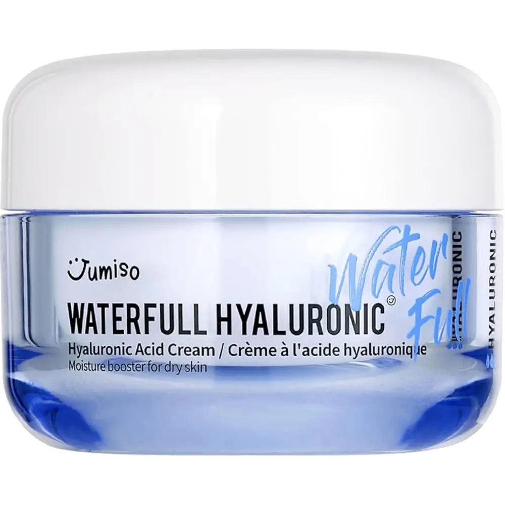 JUMISO Waterfull Gesichtscreme Intensive Feuchtigkeitspflege - mit Hyaluronsäure und Probiotika für Festigkeit und Ausstrahlung, 50 ml