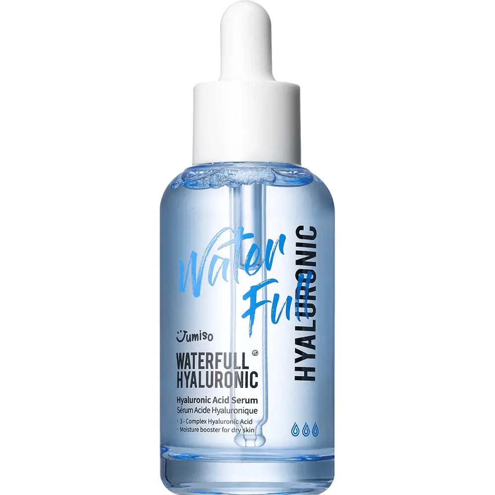 JUMISO Waterfull Hyaluronsäure Serum - Gesichtsserum mit Hyaluronsäure und Panthenol zur Hautfeuchtigkeitspflege - 50 ml