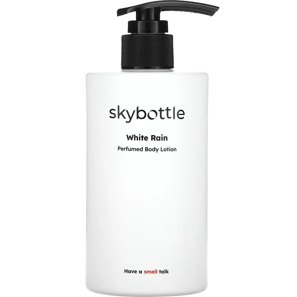 SKYBOTTLE White Rain Parfümierte Körperlotion - Körperlotion mit Bergamotte und Tuberose, die zur Hautfeuchtigkeit und zur Erhaltung der natürlichen Feuchtigkeitsbarriere beiträgt - 300 ml