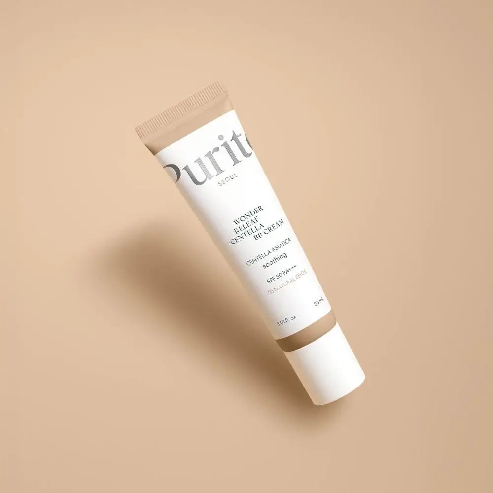 PURITO Wonder Releaf Centella BB Cream - getönte Gesichtscreme mit Centella Asiatica und Niacinamid, die hilft, den Hautton auszugleichen und den Hautkomfort zu erhalten - 30 ml - 23 Natural Beige
