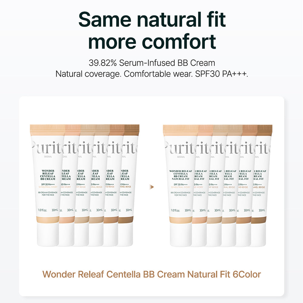 Wonder Releaf Centella BB Cream Natural Fit Getönte Gesichtscreme 23 Natural Beige SPF 30 PA+++