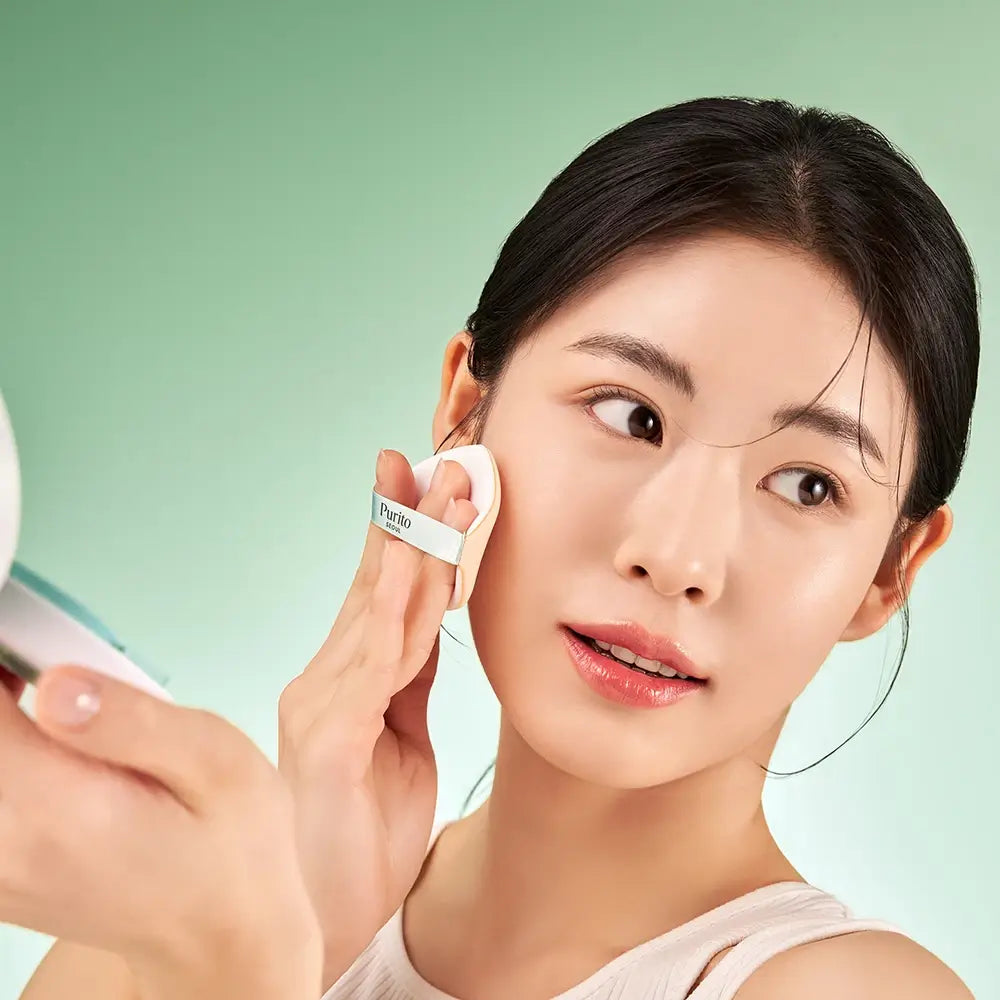 PURITO Wonder Releaf Centella BB Cushion - BB-Cushion mit Centella Asiatica Coreeana und Hyaluronsäure zur Abdeckung von Hautunreinheiten und für Hautkomfort - 15 g - 23 Natural Beige