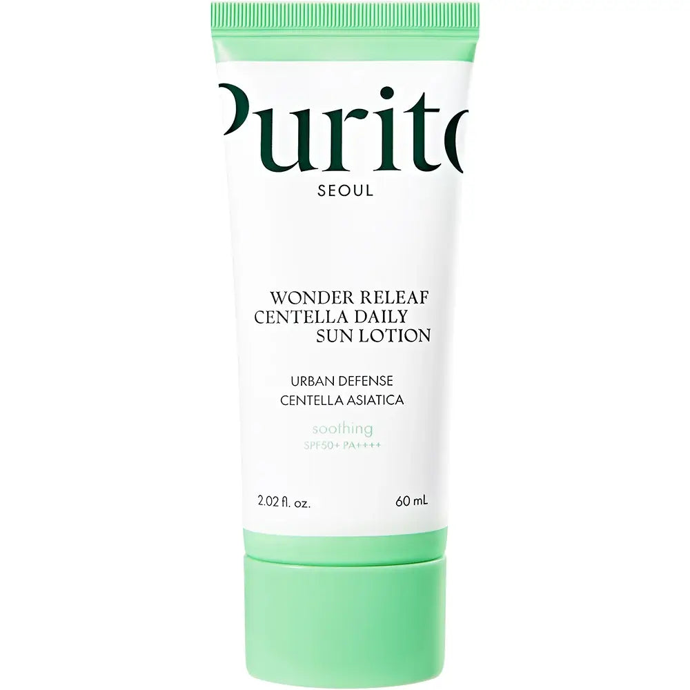 PURITO Wonder Releaf Gesichtscreme LSF 50 - UV-Schutz & Beruhigende Feuchtigkeit, 60 ml