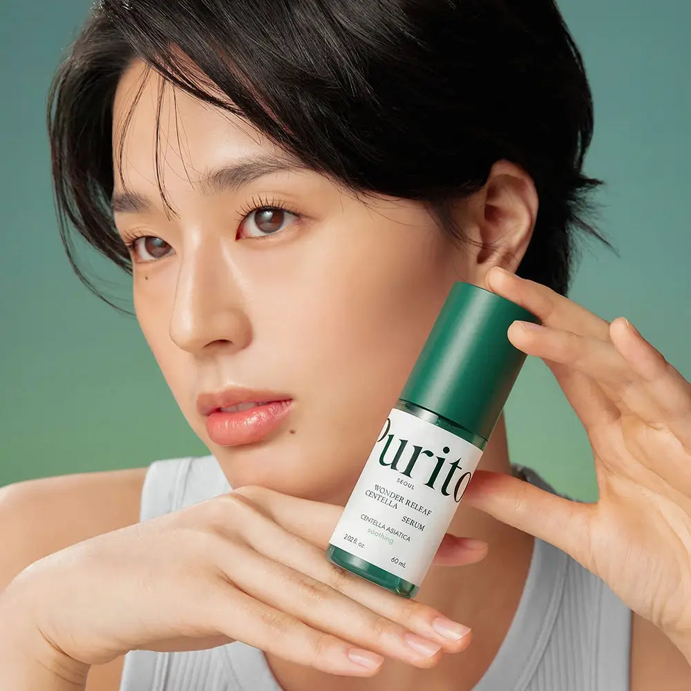 PURITO Wonder Releaf Centella Serum - Serum für das Gesicht mit Centella Asiatica und Allantoin, das zur Beruhigung der Haut und zur Aufrechterhaltung des Hautkomforts beiträgt - 60 ml