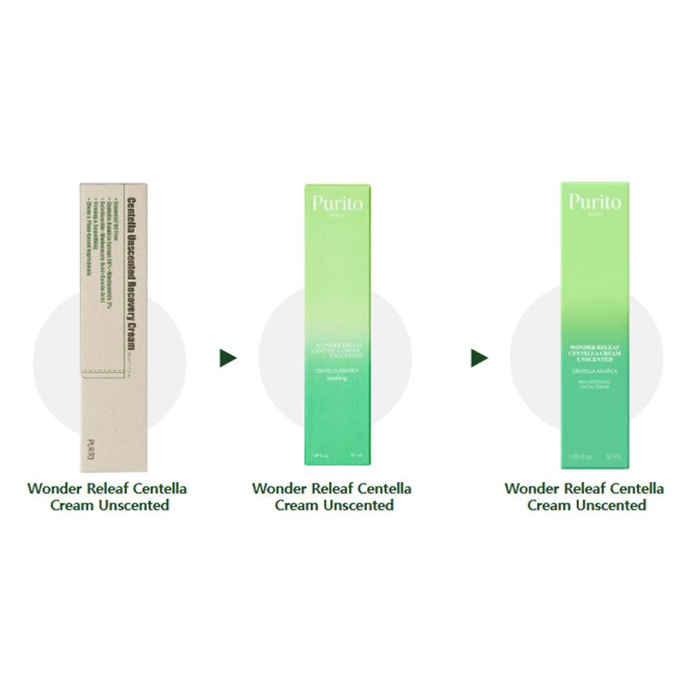 PURITO Wonder Releaf Centella Unscented Creme - 50 ml