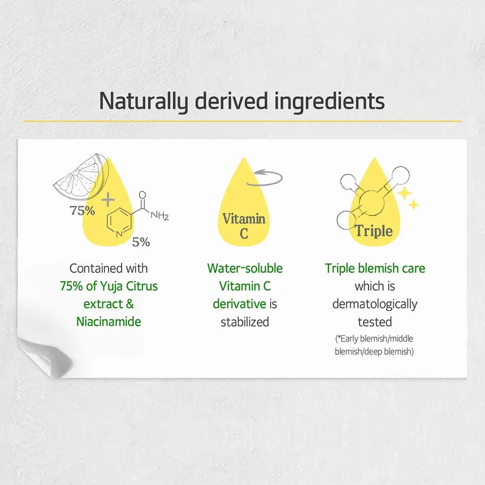 SKINFOOD Yuja C Serum für das Gesicht - Aufhellung und Korrektur von Pigmentflecken, 50 ml