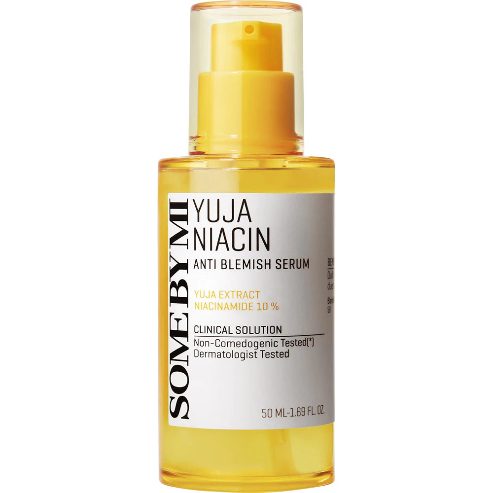 SOME BY MI Yuja Niacin Anti-Blemish Serum - Serum mit 10% Niacinamid und Yuja-Extrakt zur Reduzierung dunkler Flecken und zur Verbesserung des Hauttons - 50 ml