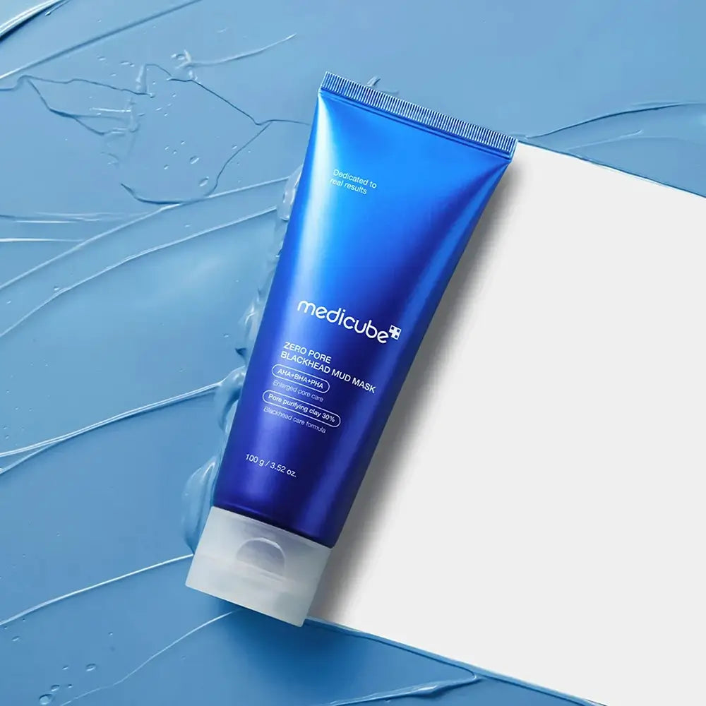 MEDICUBE Zero Pore Gesichtsmaske mit Tonerde - Tiefenreinigung und Porenminimierung, 100g