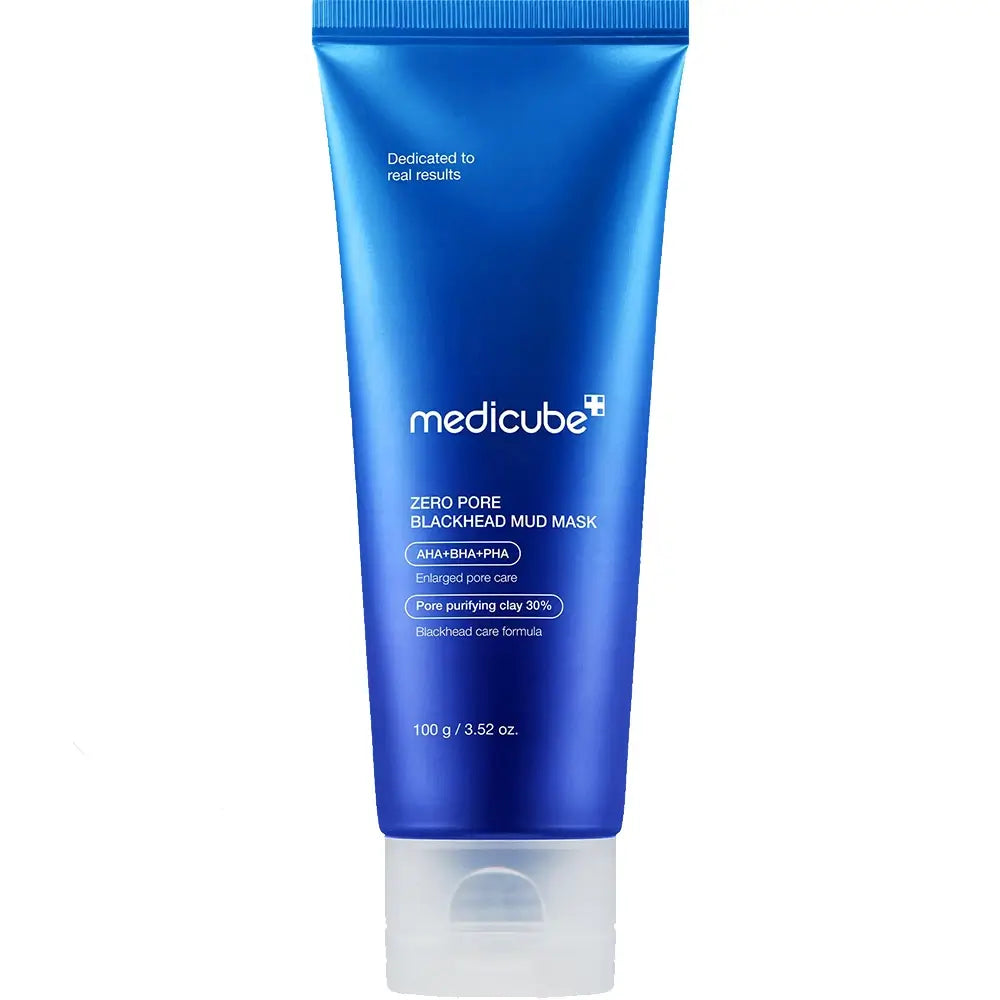 MEDICUBE Zero Pore Gesichtsmaske mit Tonerde - Tiefenreinigung und Porenminimierung, 100g