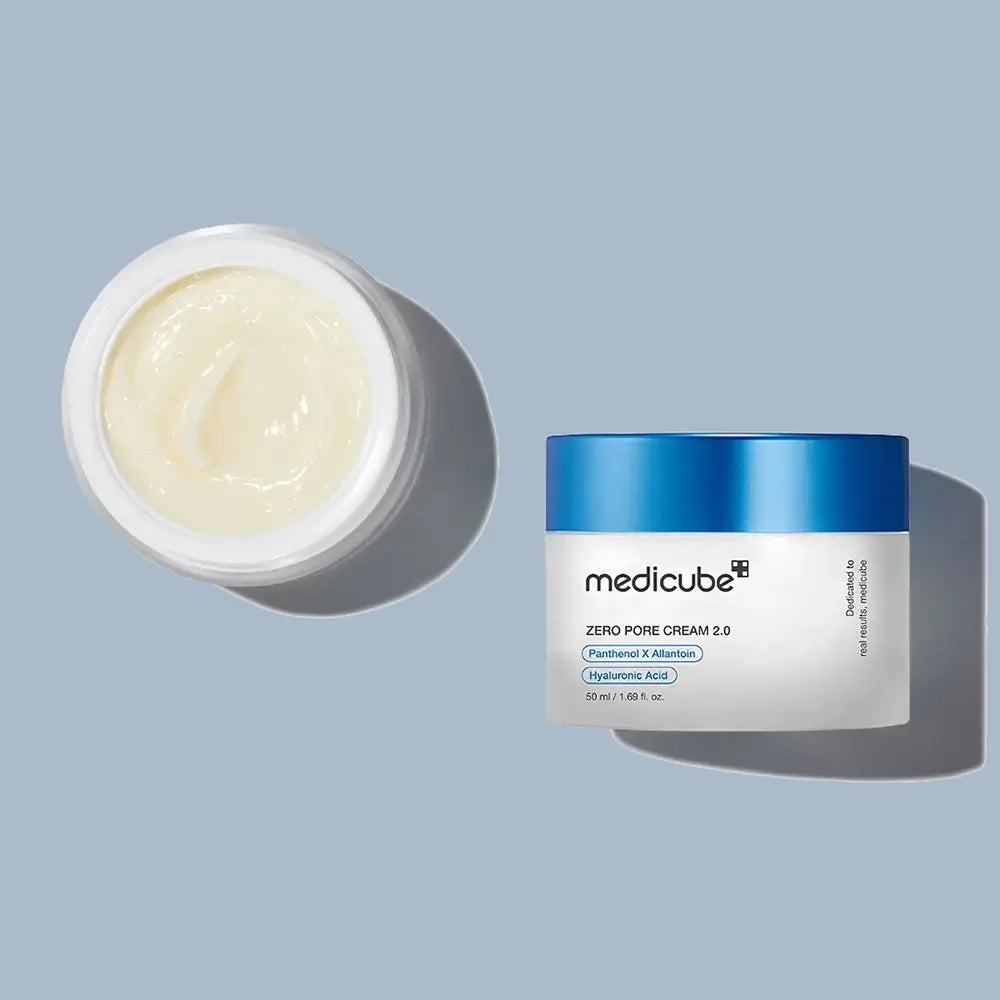 Medicube Zero Pore Crema 2.0 - Porenminimierende und intensiv feuchtigkeitsspendende Gesichtscreme, 50 ml