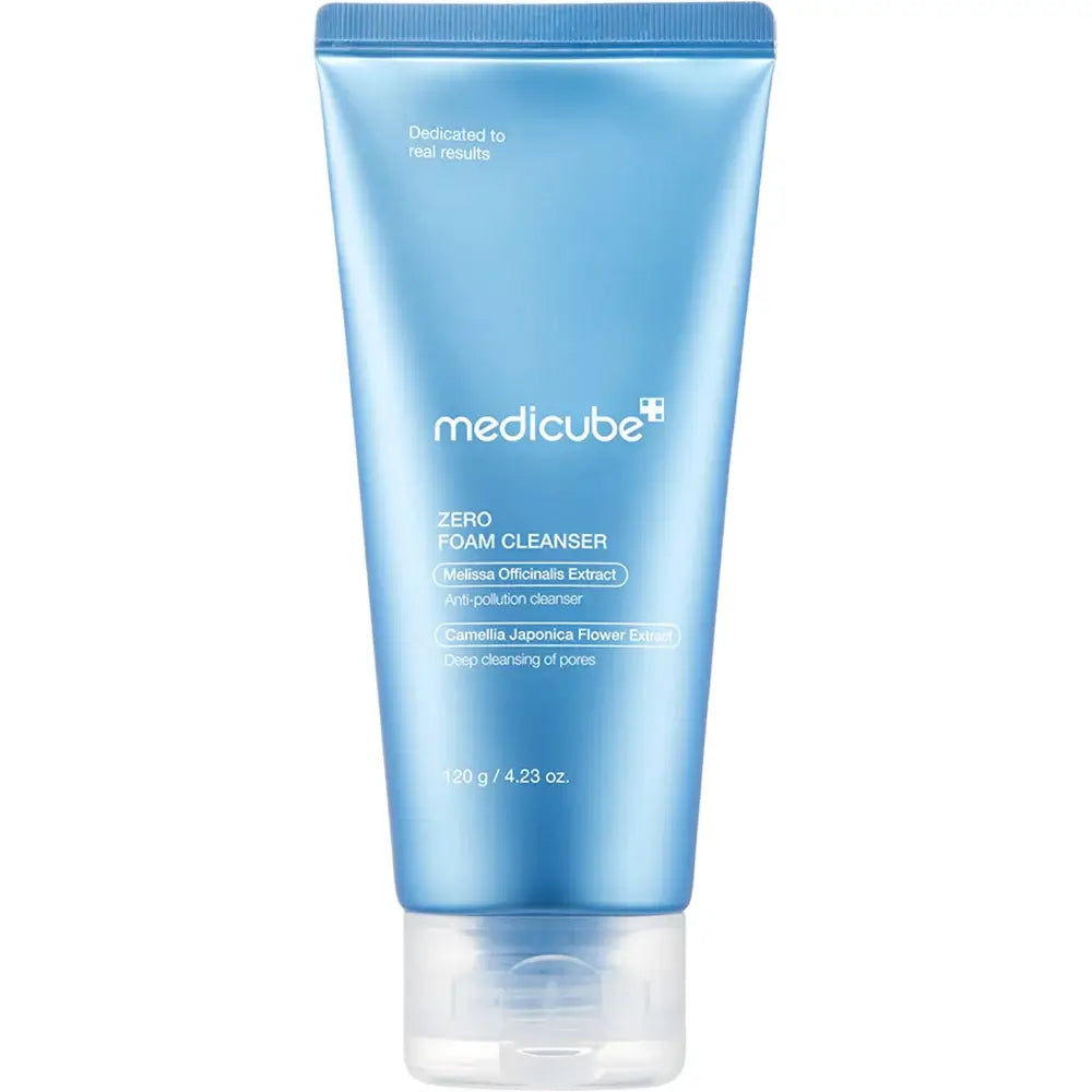 MEDICUBE Zero - Reinigungsschaum mit Gaultheria-Blattextrakt und Kamelienextrakt zur tiefen Reinigung von Porenverunreinigungen und sanfter Reinigung ohne Hautreizung - 120 g