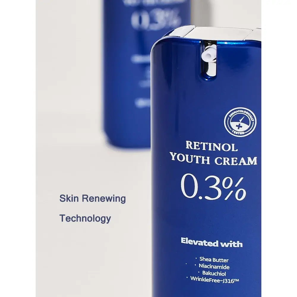 MIZON 0,3% Retinol Jugendcreme - Gesichtscreme mit Retinol und Niacinamid zur Reduzierung von Falten und feinen Linien für einen strahlenderen Teint - 26 g