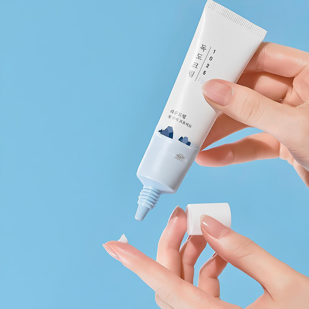ROUND LAB 1025 Dokdo - Augencreme mit Niacinamid und Hyaluronsäure für Feuchtigkeitspflege und Hautkomfort - 30 ml