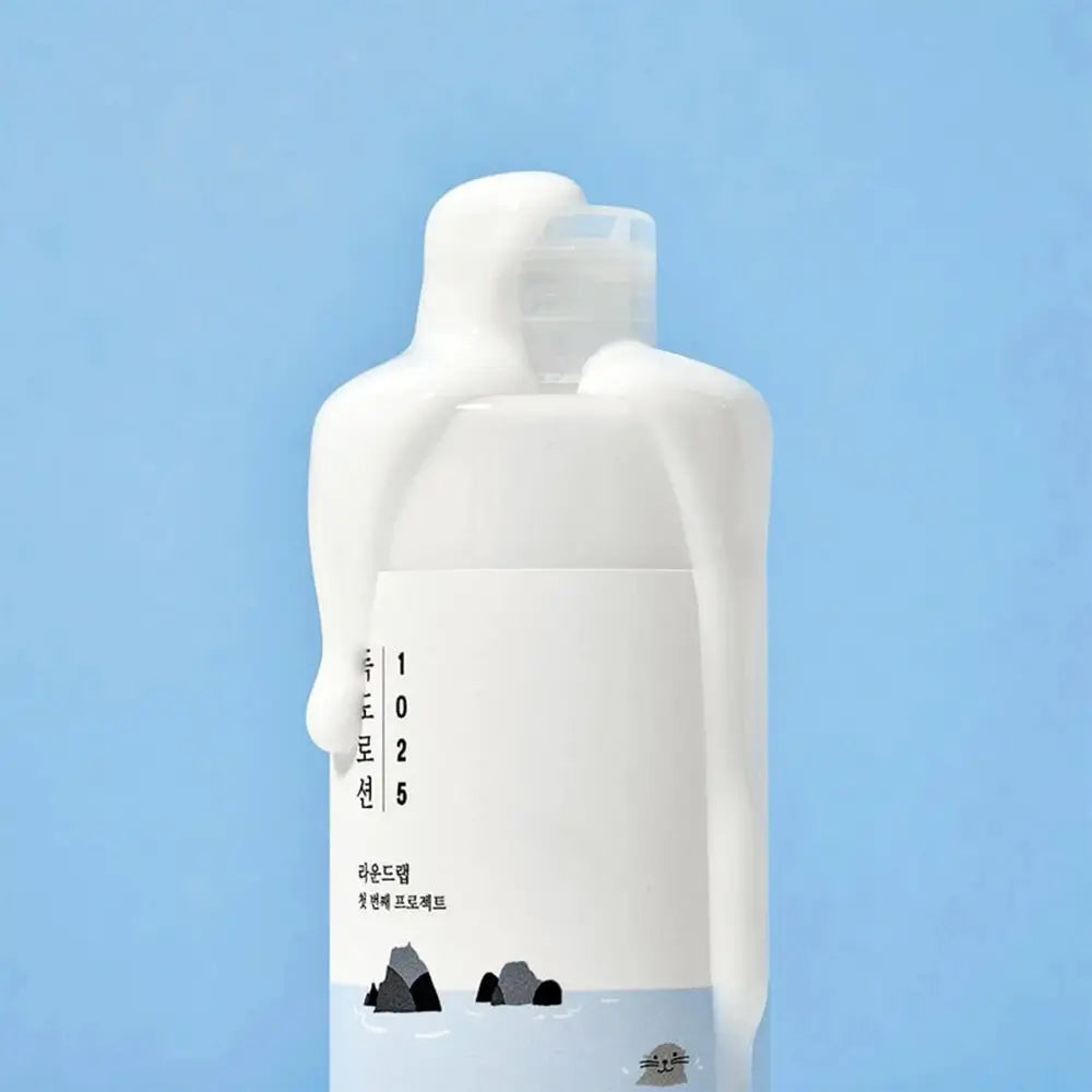 ROUND LAB 1025 Dokdo Lotion - Gesichtscreme mit Tiefseewasser und Hyaluronsäure zur Hautfeuchtigkeit und für Hautkomfort - 200 ml