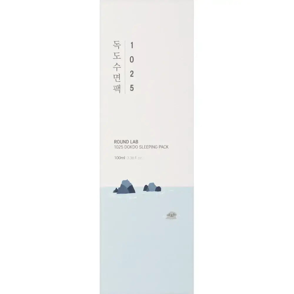 Round Lab 1025 Dokdo Schlafmaske - Intensive Feuchtigkeit und sanftes Peeling mit PHA, Beruhigung und Regeneration, 100 ml