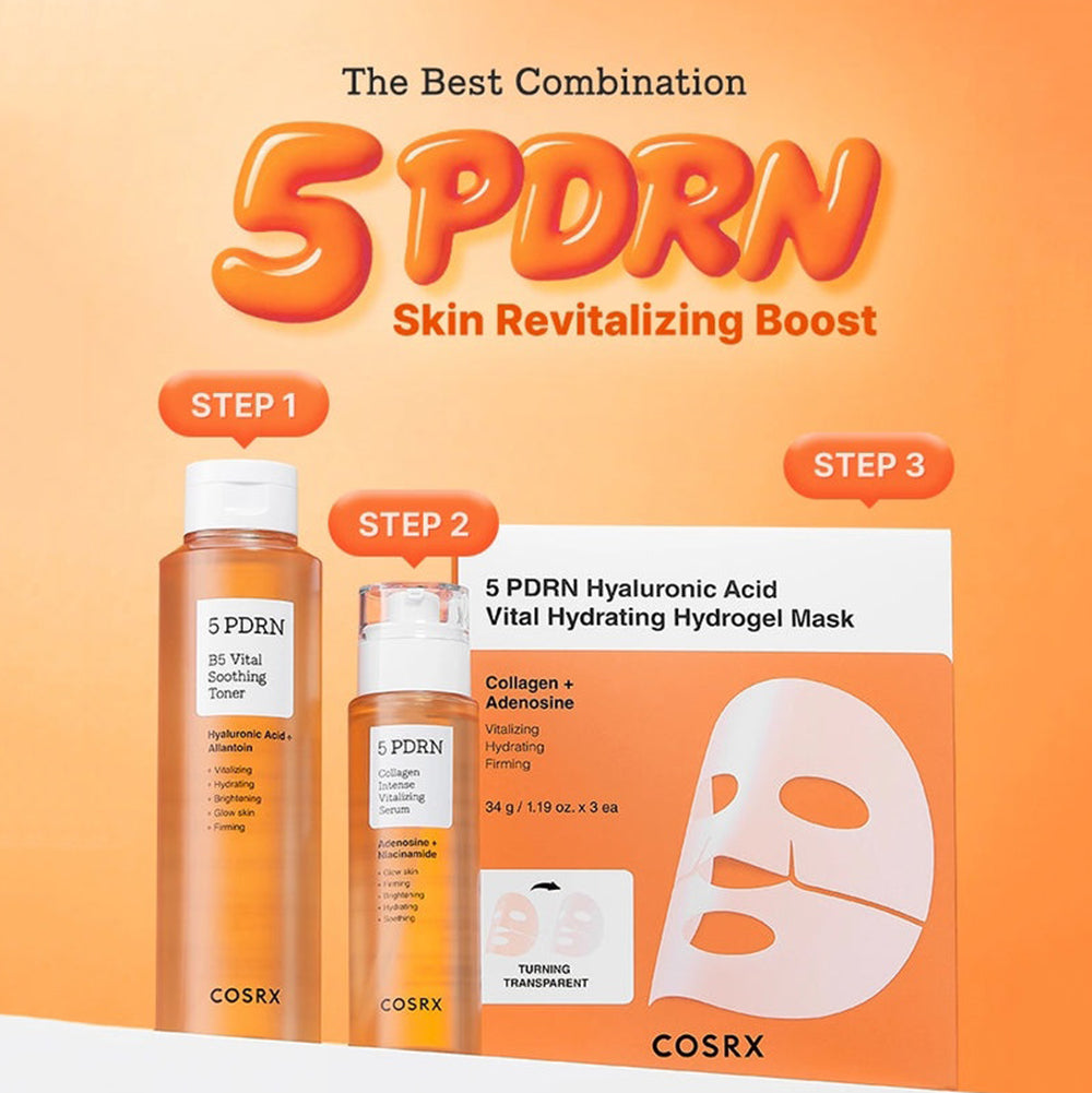 5 PDRN Kollagen Intensiv-Revitalisierungsserum mit PDRN und Kollagen 100 ml