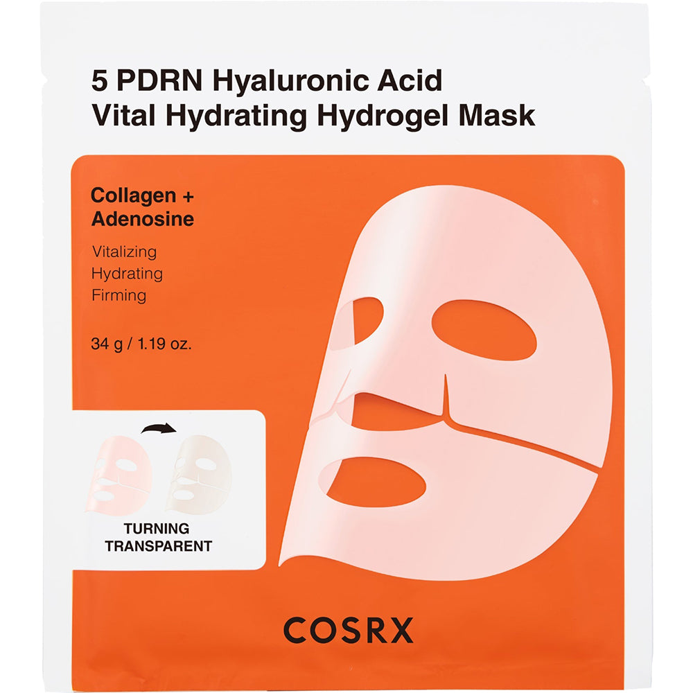 COSRX 5 PDRN Hyaluronic Acid Vital Hydrating Hydrogel Mask 34 gr