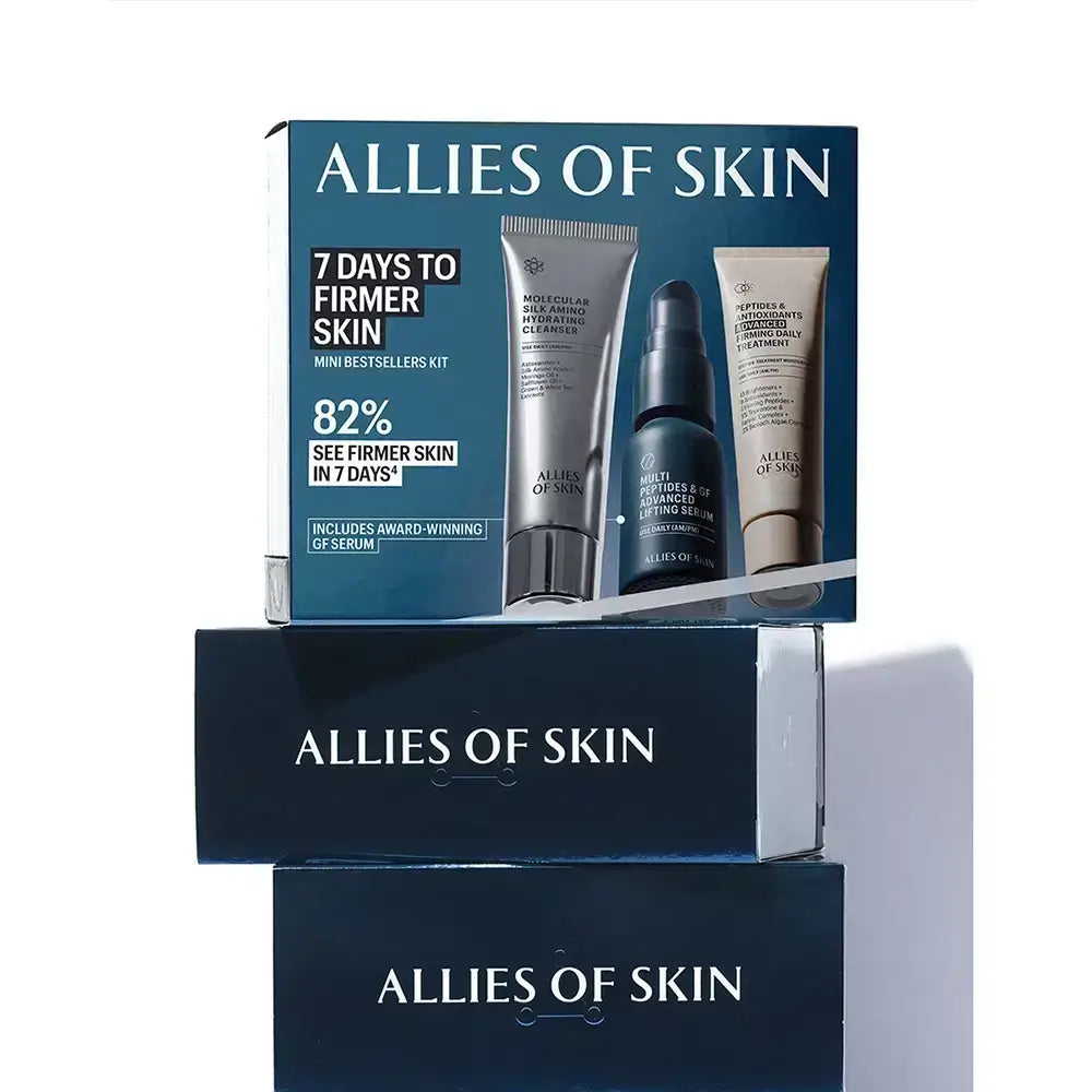 ALLIES OF SKIN 7 Tage straffere Haut Kit Anti-Aging - Festigkeit und intensive Feuchtigkeitsversorgung, 44ml