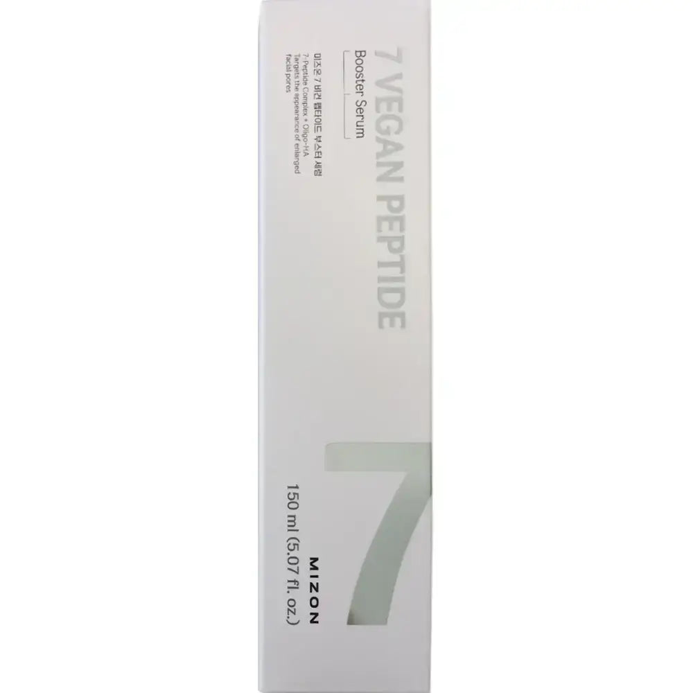 MIZON 7 Vegan Peptid-Booster-Serum - Gesichtsserum mit 7 veganen Peptiden und Hyaluronsäure für Hautfeuchtigkeit und Komfort - 150 ml
