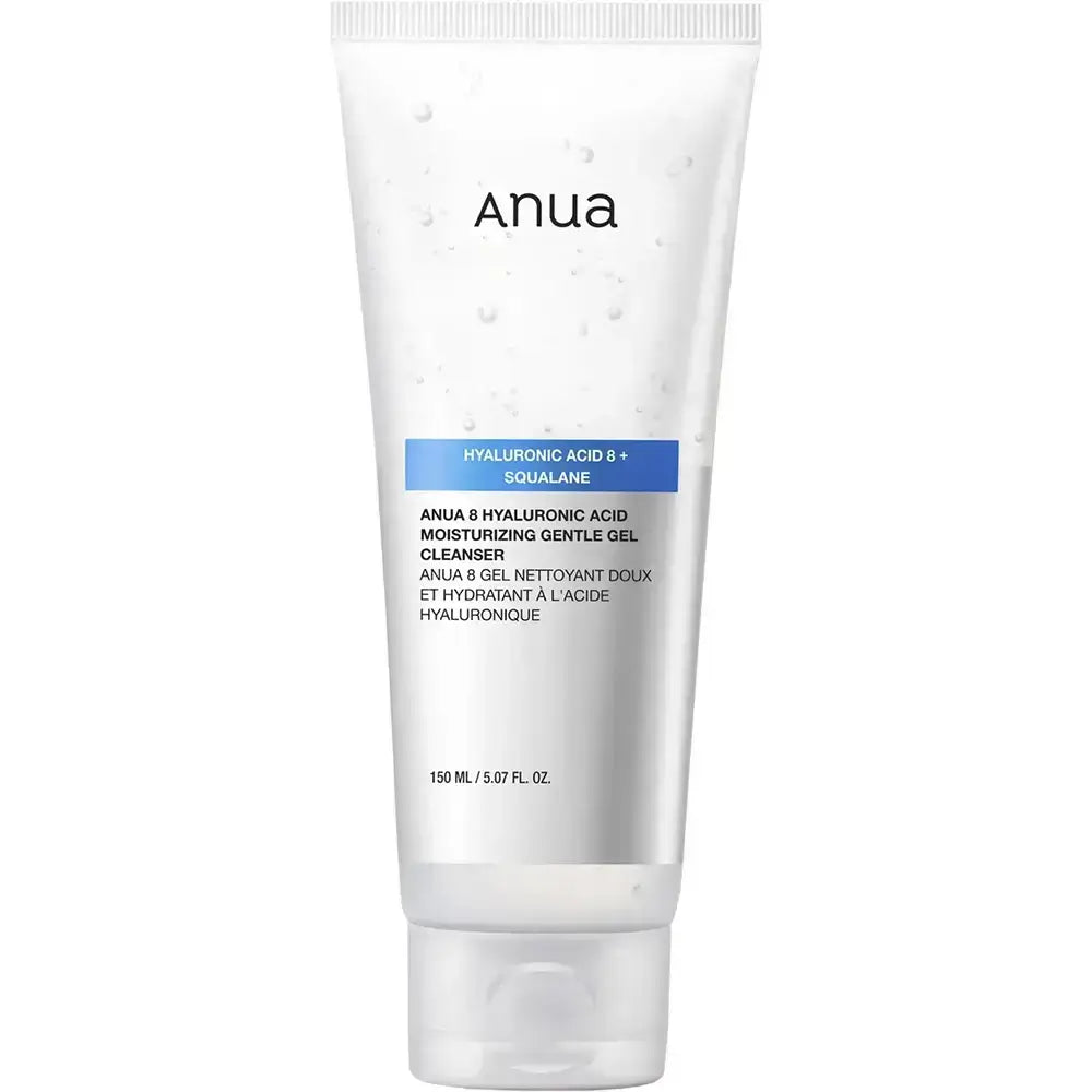 ANUA 8 Hyaluronsäure Reinigungsgel - Sanfte Reinigung und intensive Feuchtigkeit, 150 ml