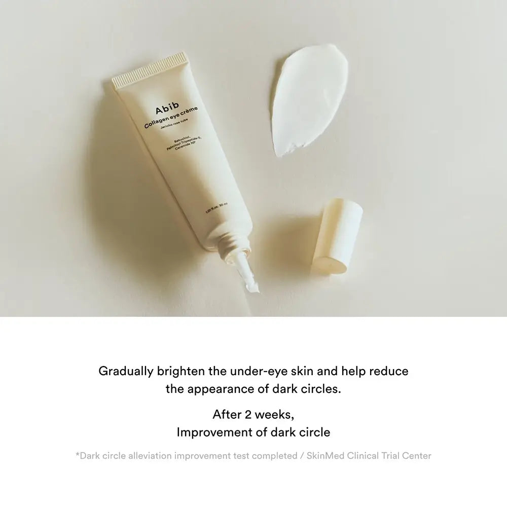 Anwendung der Abib Collagen Eye Creme