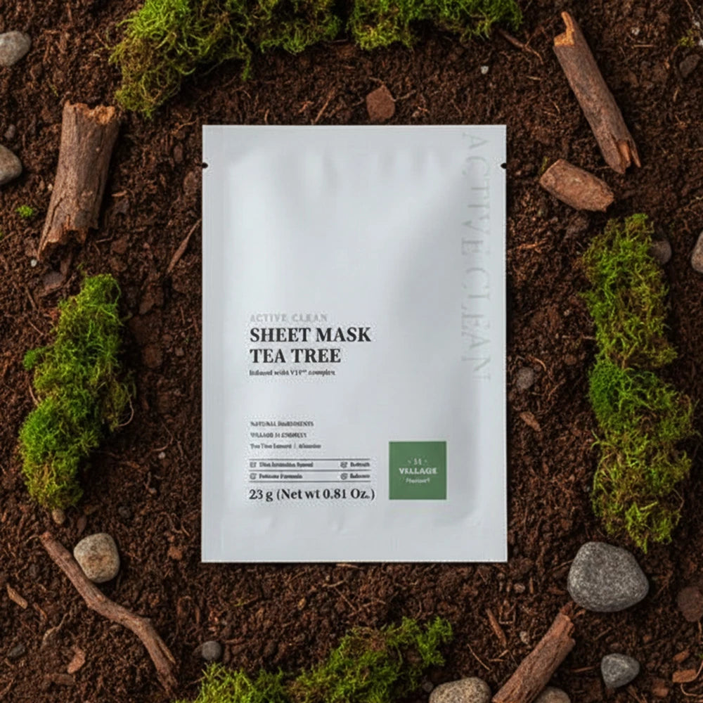 VILLAGE 11 FACTORY Active Clean Sheet Mask Tea-Tree