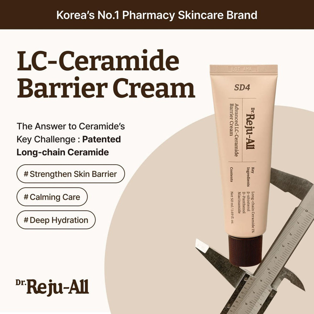 DR.REJU-ALL Advanced LC-Ceramide Barrier Cream - Gesichtscreme mit Ceramiden und Niacinamid zur Hydratisierung und zum Schutz der Haut - 50 ml