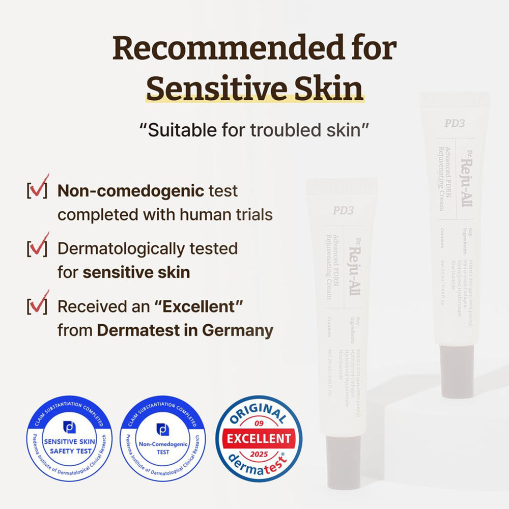 DR.REJU-ALL Advanced PDRN Revitalisierende Creme - Gesichtscreme formuliert mit PDRN und Niacinamid zur Unterstützung der Hautregeneration und Verbesserung des Hautbilds - 20 ml