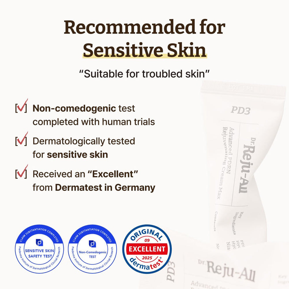 Fortgeschrittene PDRN verjüngende Creme Max feuchtigkeitsspendende und beruhigende Gesichtscreme 60 ml